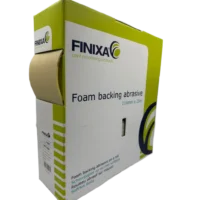 finixa foam backing abrasive on a roll 114mm x 25m