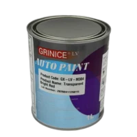 m304, transparent bright red 1l